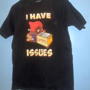 Marvel comics deadpool graphic T shirt